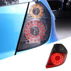 LT for Honda Fit Jazz LED Tail Light Upgrade MUGEN Style Dynamic Sequential Signal LED Rear Lamp Assembly