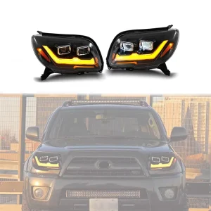 LUMA New Replacement LED Double Projector Headlights Led Headlamps for 4th GEN toyota 4runner Hilux Surf