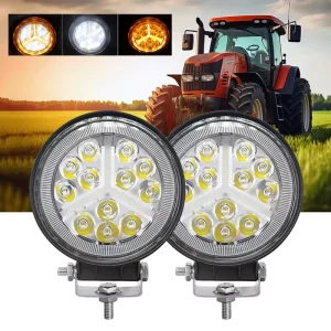 LYD-162W Car LED Round Working Light with DRL Strobe Yellow White Spot Light for Vehicle LED Auxiliary Light Flexible Adjust