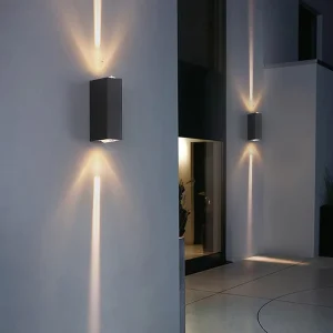 Lamp Up Down GU10 Aluminum Outdoor LED Waterproof Exterior Sconce Sensor Fixture Wall Light