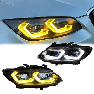 Laser Headlights for BMW 3 Series M3 E92 E93 New Upgrade Head Lights 335I Yellow White DRLS