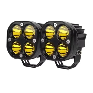 Laser Led Off Road Spot Light 4×4 Flush Mount IP67 Waterproof 4000LM 40W Off Road Pod Lights for Car