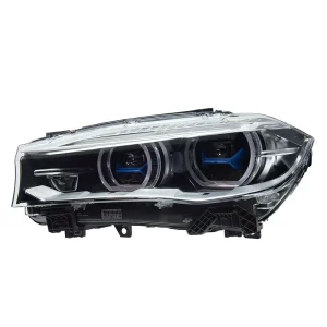 Laser Projector LED Headlight Assembly for X5 F15 DRL Sequential Turn Signal Canbus Plug Play 12V Auto Parts