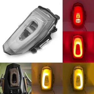 Lavitin 3 in 1 LED Motorcycle Tail Light for Yamaha R15 R125 R3 R25 Integrated Tail Brake R15 Turn Signal Lights