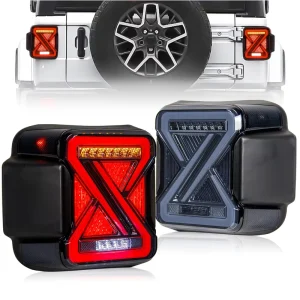 Led Car Tail Lamp Tail Light for Jeep Wrangler JL Turn Signal Lamp Brake Lamp Full Led