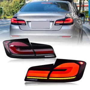 Led Car Tail Light for BMW 5 Series F10 Taillight LED Sequential G30 F90 LCl Style Red & Smoke Taillamp Rear Light