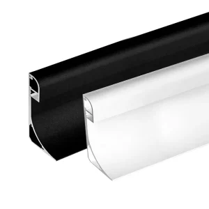 Led Crown Molding Surface Mounted Aluminum for Bedroom Hallway Living Room Kitchen Wall Ceiling Mood Light Trim Housing Track