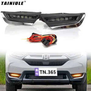 Led Daytime Running Light Fog proof Light Front Bumper Decorative Light Turn Signal for Honda CR V