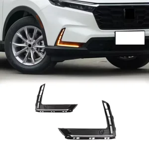 Led Daytime Running Light for CRV CR V DRL White Led Fog Lamp Amber Turn Signal Car Accessories Tuning
