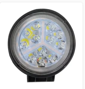 Led Driving Light 4Inch 36W 12LED Large View Round Dual Color Flashing LED Work Light 12V for Offroad Luz De Trabajo Led 4inch
