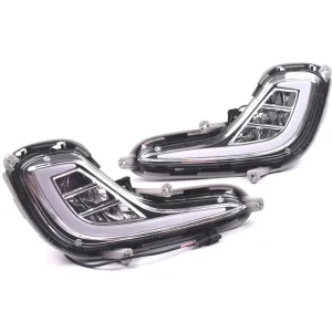 Led Drl for Hyundai Accent Solaris Daytime Running Light Front Bumper Driving Fog Lamp Daylight Headlight Drl