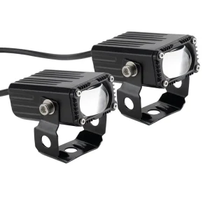 Led Headlight Bumper Fog Lamps Projector Lens Mini Driving Light Auxiliary Lights for Car Motorcycle Spotlights