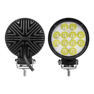 Led Headlights 140*113mm 6000K Fog Work Square Spot Flood Lights 24V Aluminum Alloy 5000LM Universal Fitment Car Led Lights
