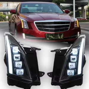 Led Headlights Assembly Car Headlamp OEM Replacement for ATS Durable Bright Lighting