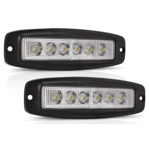 Led Light Bar Slim 7″ Driving Work Light 18W Pods Fog Lights Single Row for Cars Trucks Off Road Motorcycle