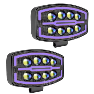 Led Light Work Car Exterior Lighting System Led Driving Light for Jeep Offroad SUV Universal Automobile