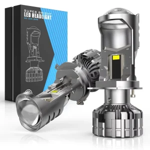 Led Projector Headlight 70W High Power H4 Led Headlight Kits 6000k Lens Led Focos Para H4 Canbus Led Light for Cars Motorcycle