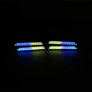 Led RGB Chasing Double Row Side Marker Lights for Ford Mustang