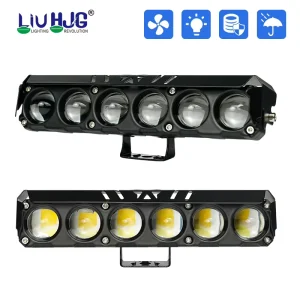 Led Spotlight 6 Lens Motorcycle Lighting System IP67 Led Motorcycle Fog Light Led Auxiliary Spot Light