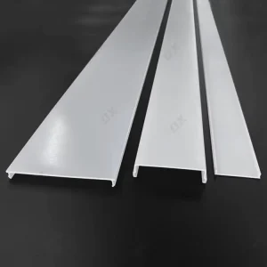 Led Strip Light Diffuser Cover Polycarbonate LED Tube Cover Plastic Led Strip Light Diffuser Clear Plastic Lamp Shade Covers
