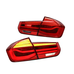 Led Tail Lights 35W 12V DC For 3 Series F30 F35 F80 320i 328i 328D 335i M3 6th Gen Sedan 13 18 Amber Switchback Turn