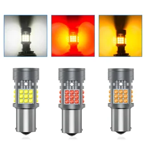 Led Tail Lights with Canbus T20 7440 Red 3156 3157 Car Accessories Yellow 1156 1157 36SMD Brake Auto Interior Lighting with Fan