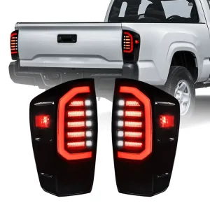Led Taillights Rear Light Assembly Modified Tail Lights Lamp for Toyota Tacoma