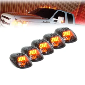 Led Truck Cab Roof Marker Top Amber Lights For Pickup Semis Car OffRoad Trailer