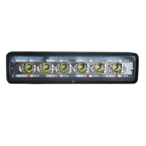 Led Work Light Bar Red Blue Flash Offroad Headlight White Spotlight Warning DRL Fog Lamp Modified Car Working Daytime Lights