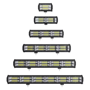 Led Working Bar 24V 5inch White Red Yellow Blue 72W COB Chip Spotlight Work Light SUV ATV Trucks Offroad