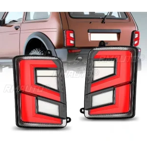 Left Right Rear LED Taillight Taillamp Tail Lights Assembly Wide Light Corner Lamp for LADA NIVA