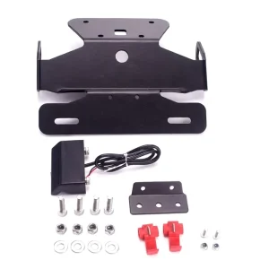 License Plate Holder LED Light Rear Tail Tidy Mount Bracket Fender Eliminator Kit for Kawasaki Ninja 250 300 Z250 Z300