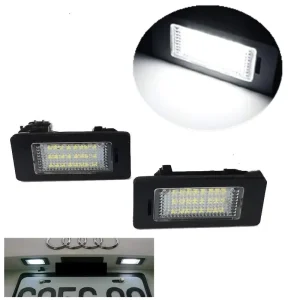 License Plate Light License Tag Lights Xenon White LED Car License Number Plate Lamps for Audi A1 A4 A5 A6 A7 S5 S6 S7 RS4 Q5