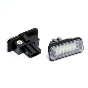 License Plate Light License Tag Lights Xenon White LED Car License Number Plate Lamps for Mercedes benz C E CLS SLK W203 5D W211