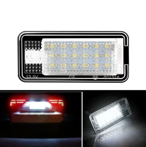 License Plate Light Used for AUDI A4 A5 A6 A7 Q5 TT Car LED 18SMD Auto Exterior Lighting Accessories