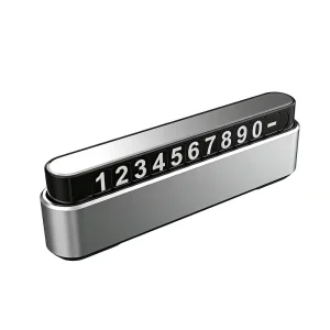 License Plate Model Y10 Luminous Press Creative Temporary Car Parking Number Plate