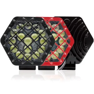 Light Bar 12v 24v Running Lights for Lada Niva Camper Van Cars Off Road Accessories Hexagon Led Lighting