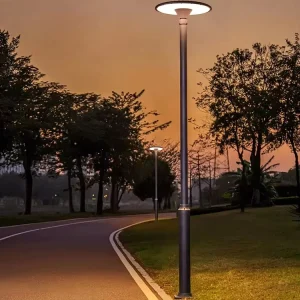 Light Head Only Outdoor Post Light Custom Exterior 3000K Warm White LED Street Light Waterproof Garden Pole Lighting System