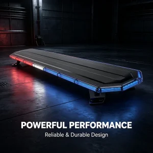 Long Life LED Warning Light Bar for Trucks with Flexible Mounting Brackets and Waterproof Design for Outdoor Road Use