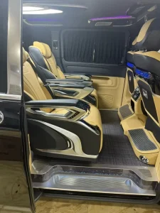 Luxury Auto Prats Ceiling Light and Seat Interior Leather Upgrade for Mercedes V Class Vito V260