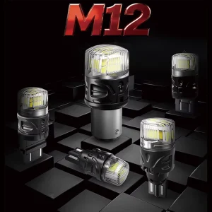 M12 LED Car Bulb 60V 3.6W 1156 1157 7443 3157 Canbus Brake Turn Signal Reverse Tail Light for Universal Cars Trucks