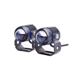 M1A PLUS Motorcycle LED Headlight Spotlights Auxiliary Drive Lighting Dual Colour Motorbike Fog Light for Motor TV Cars
