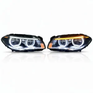 M5 Style LED Headlight for F10/F18 528i/520i/530i Plug Play DRL Headlamp Assembly 6000K 6000 Lumens 12V Upgrade