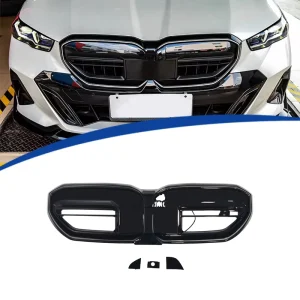M5 Style LED Illuminated Front Grille ABS Material Direct Replacement Fit for 5 Series G60 Easy Install Mesh Grille