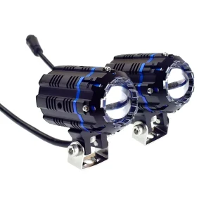 M6 DRL Auxiliary Motorcycle Headlights Spotlights Additional 60W LED Lamp 12V 24V Bicycle Car Motorbike Driving Fog Lights