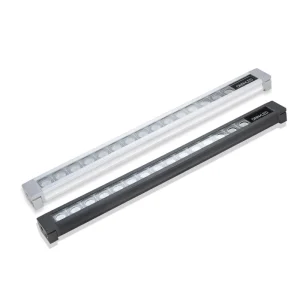 M9T CNC Machine Work Lamp DC24V Black Silver LED Linear Light Rotatable Bracket Installation