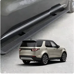 MASSAIT LED Lights Electric Side Steps Retractable for Land Rover Discovery 4 5 Aluminum Alloy Running Boards IP67 Modification