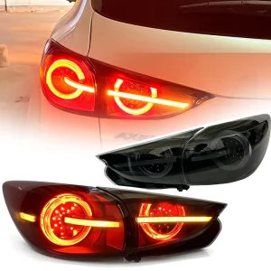 MAZDA3 Hatchback Axela LED Taillight Assembly Durable Rear Lights with Brake