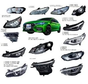 MG Auto Spare Parts Car Headlamps Assembly Car LED Headlights for MG 3 4 5 7 ZS HS GS
