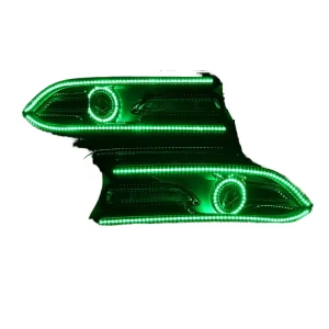 MISUN 动态流光系列 12V 红色 LED DRL 升级版 适用于 Charger 车型